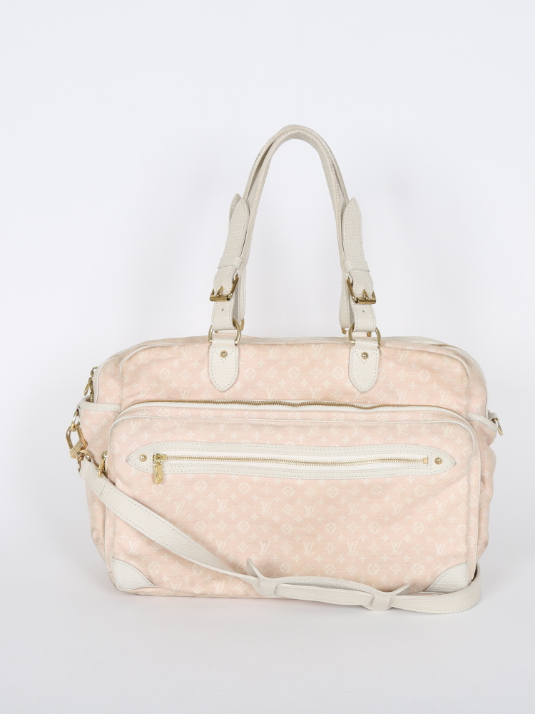 LOUIS VUITTON Mini Lin Sac a Langer Diaper Bag Rose 106188