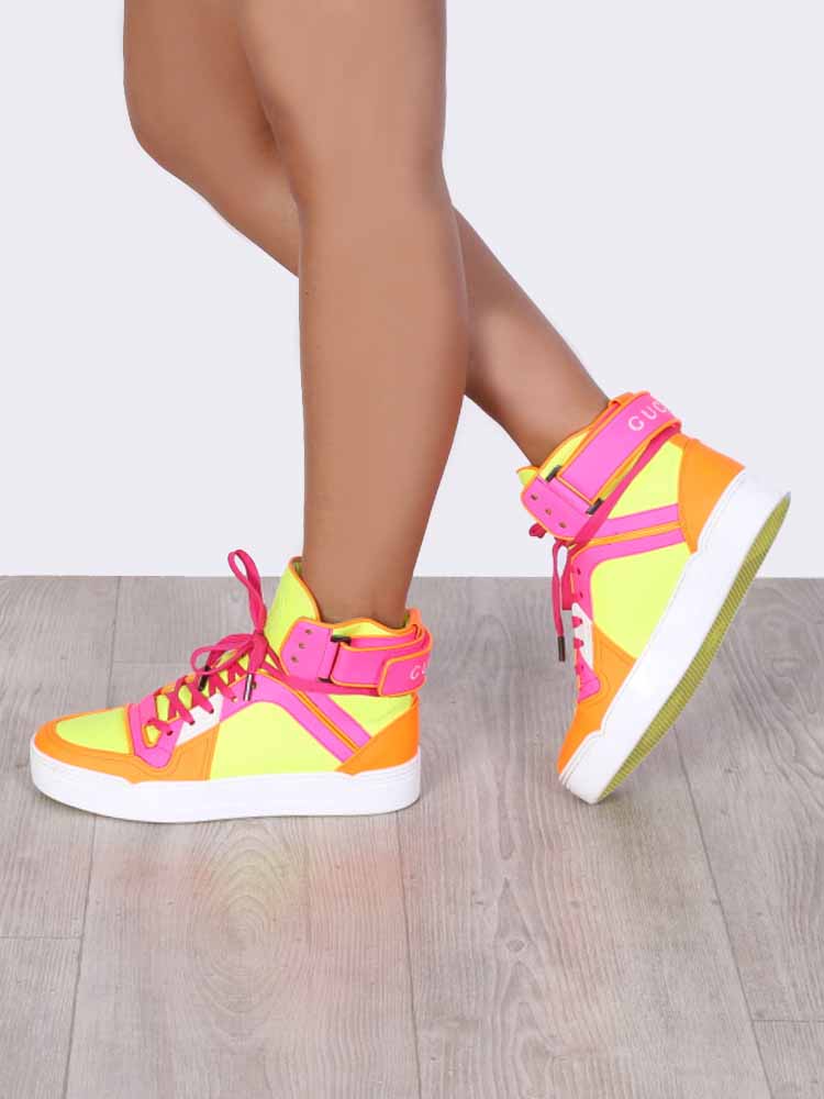 Gucci on sale sneakers neon