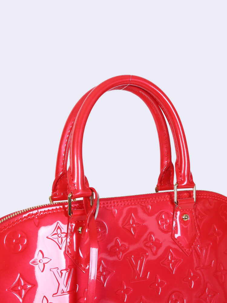 Louis Vuitton Rouge Grenadine Monogram Vernis French Purse at