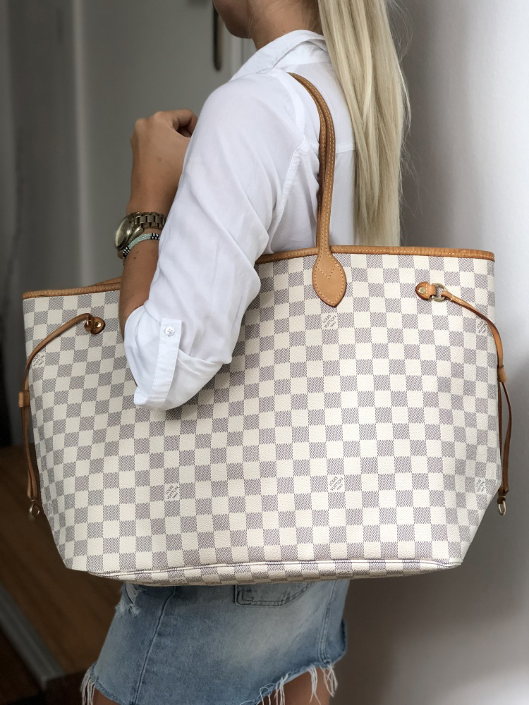 Louis Vuitton Neverfull GM Damier Azur Canvas