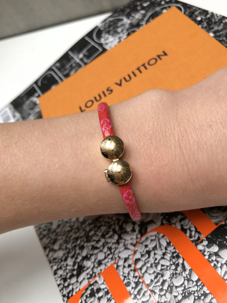 LOUIS VUITTON Historic Mini Monogram Bracelet