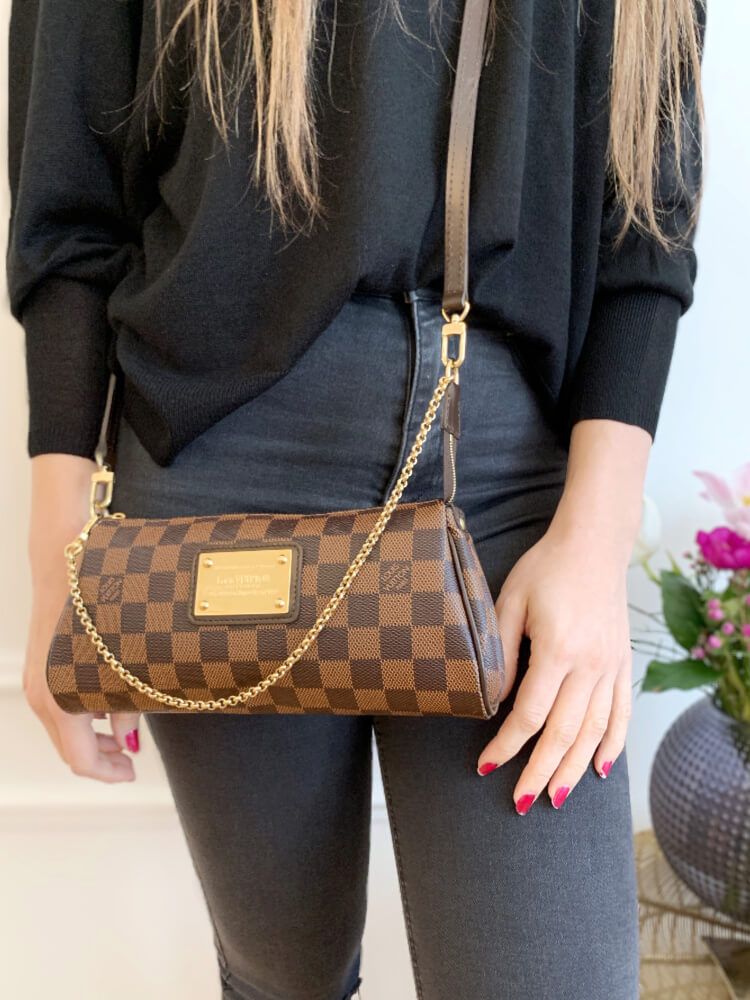 Louis Vuitton - Eva Clutch Damier Ebene Canvas