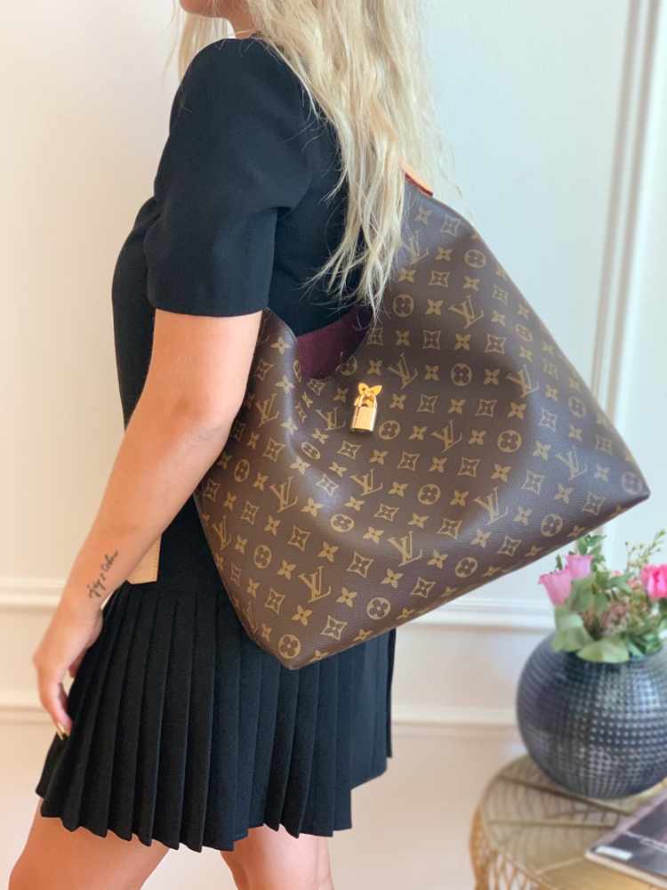 Louis Vuitton Monogram Canvas Flower Hobo