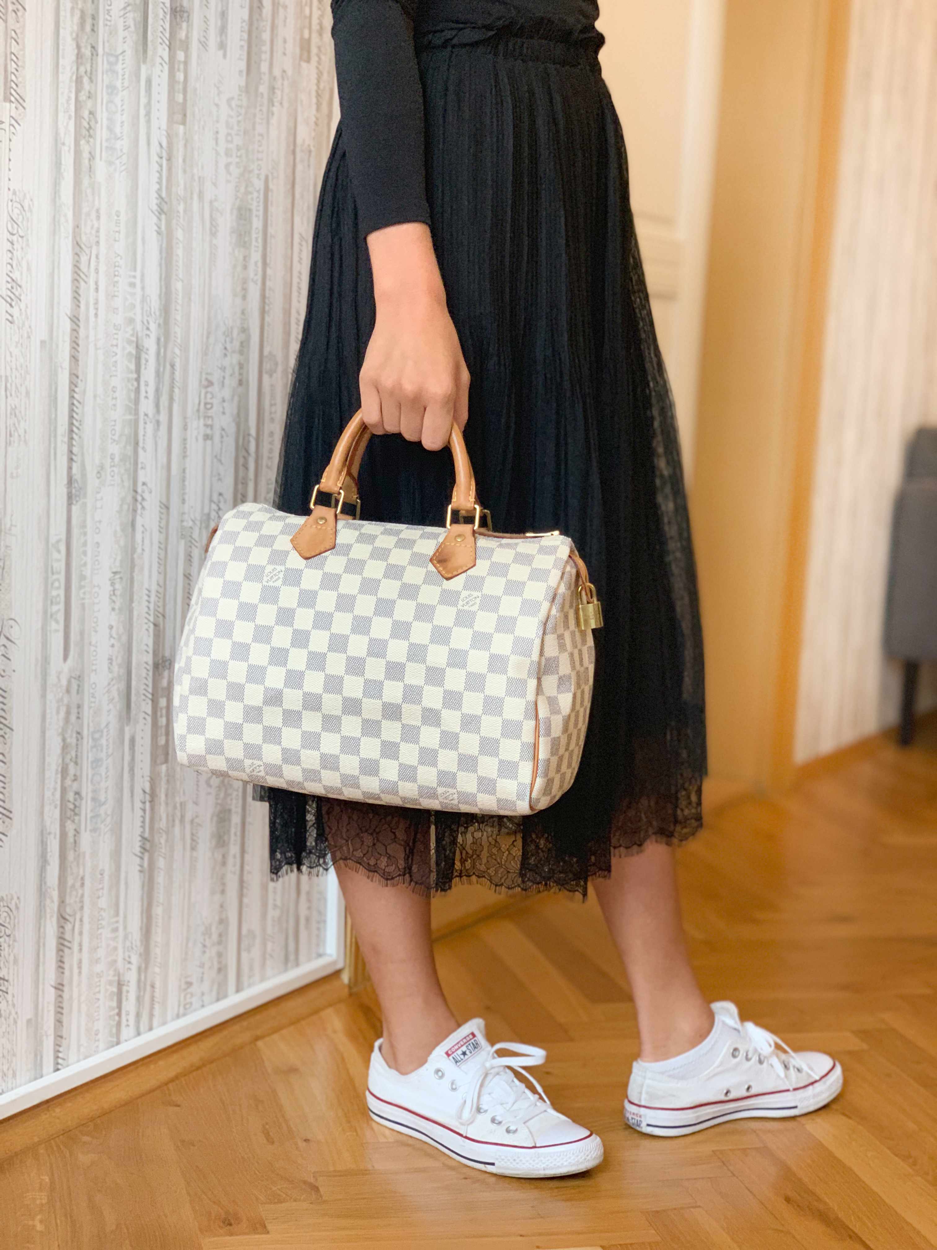 30 damier azur outfit