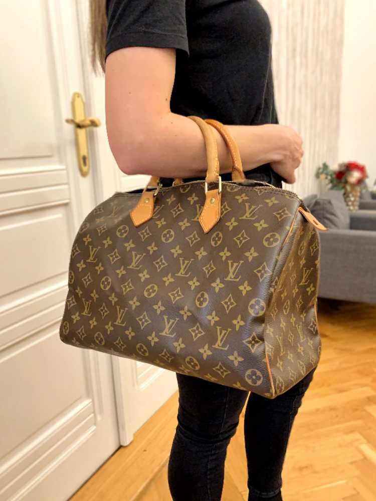 Louis vuitton speedy 35 monogram canvas best sale