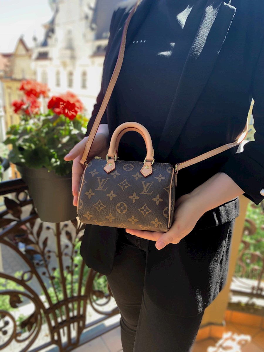 Louis Vuitton - Nano Speedy Monogram Canvas with Strap