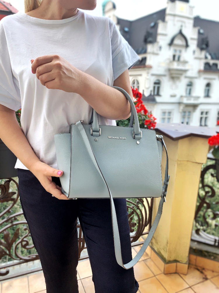 Michael Kors - Selma Large Saffiano Sky Blue