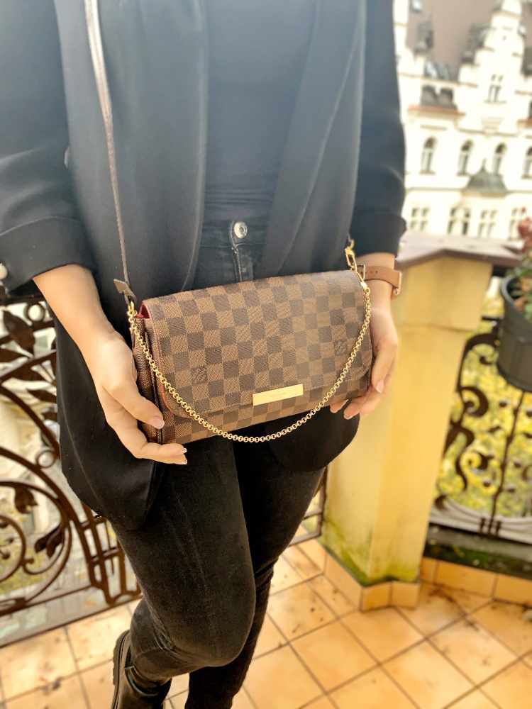 Louis Vuitton, Canvas Damier Ebene Favorite