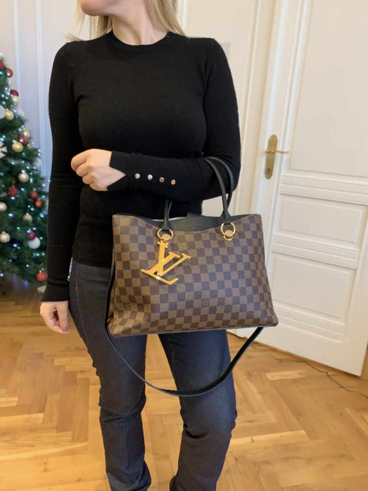 Louis Vuitton - LV Riverside Damier Ebene Canvas & Taurillon