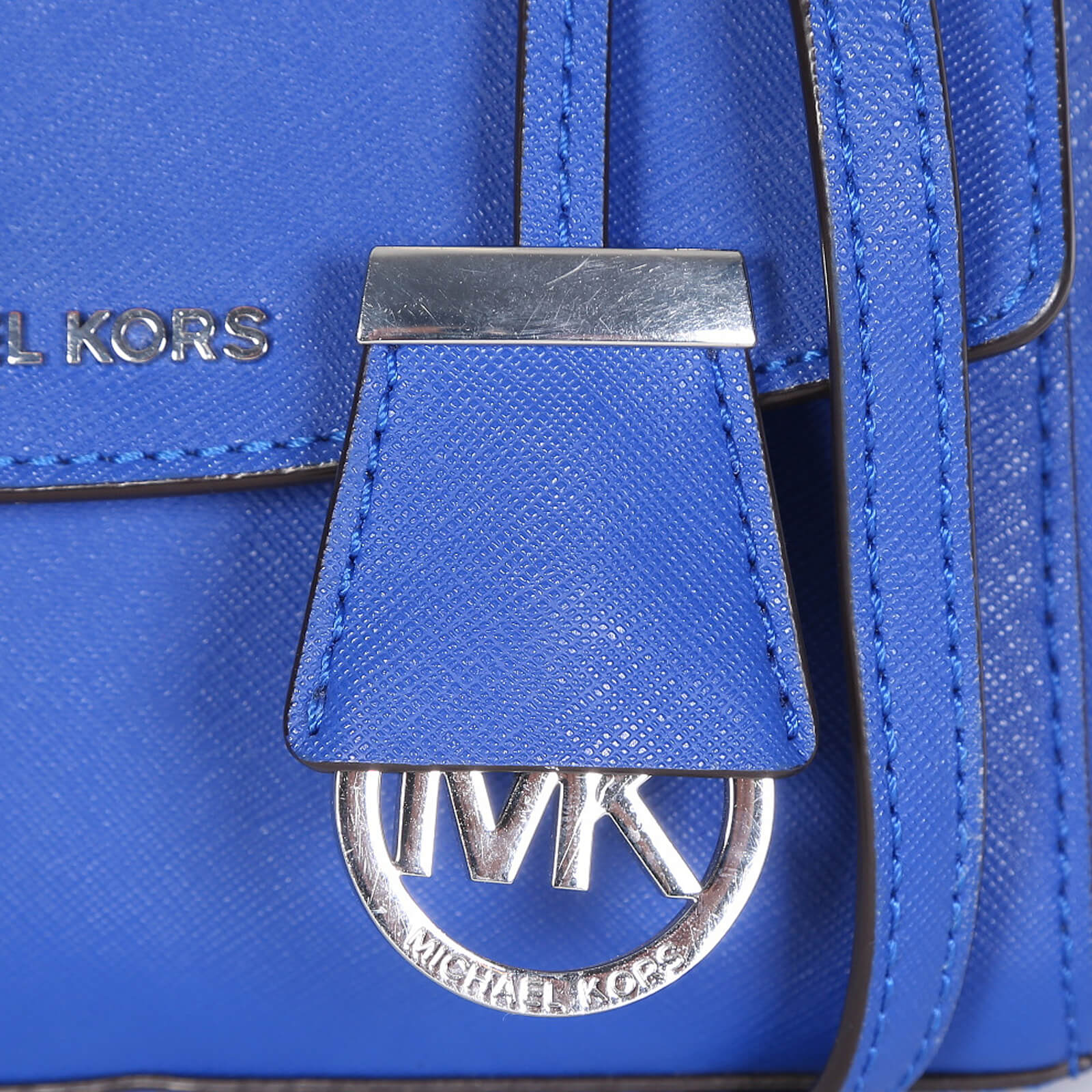 Michael Kors Ava Extra-Small Saffiano Leather Crossbody - Electric Blue