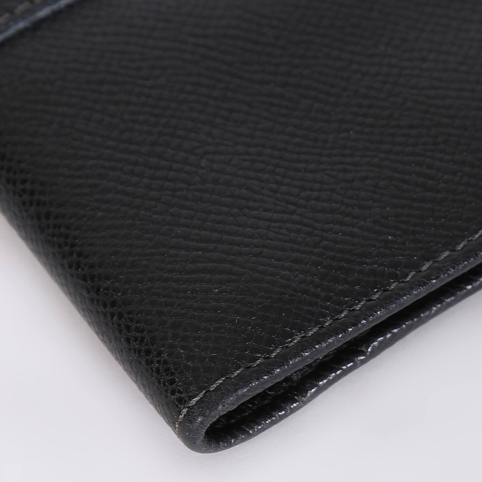Salvatore Ferragamo - Leather Long Wallet Black | www.luxurybags.cz