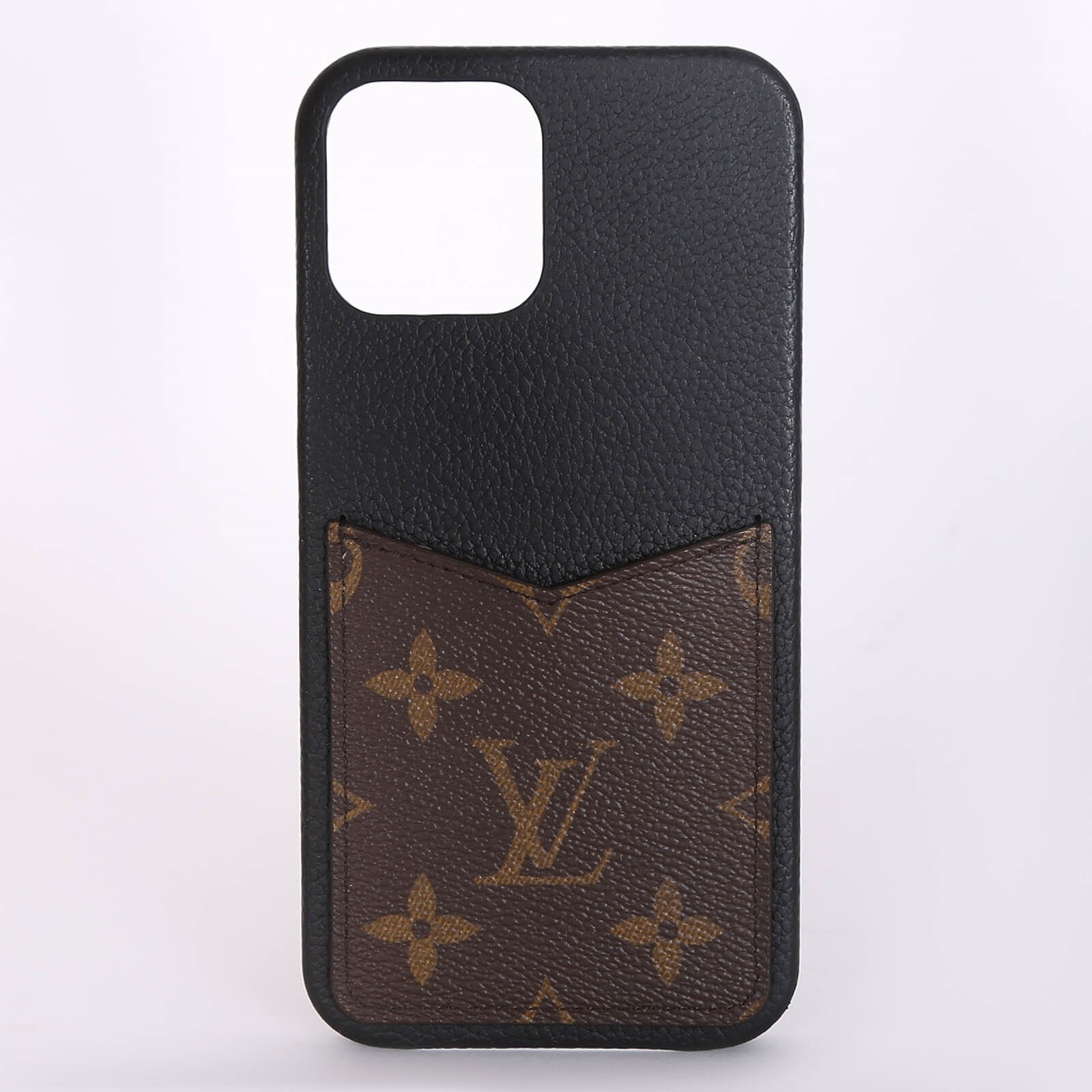 Louis Vuitton Bumper Case Leather with Monogram Canvas iPhone 12 Pro Max